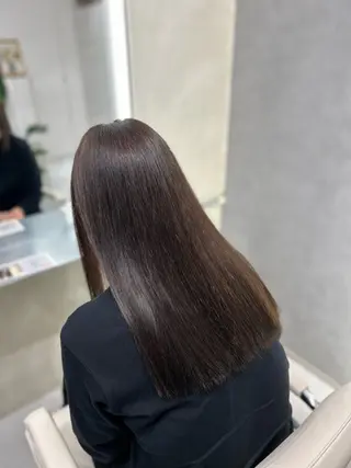 セミロング 阿倍野/髪質改善 /縮毛矯正/坪田幸広のヘアスタイル
