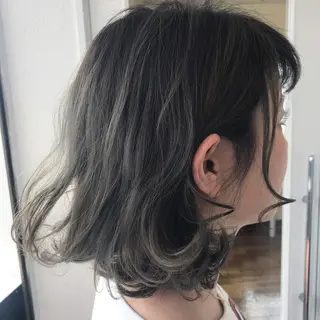 ミディアム カラー 大嶋 宏隆のヘアスタイル