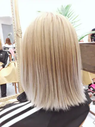 ミディアム ケアブリーチ&シール エクステの店和田翔莉のヘアスタイル