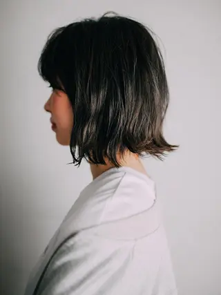 ミディアム 奥井 将希のヘアスタイル
