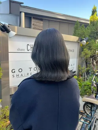 ミディアム カラー 似合わせヘア🫶🏻 つきいてるみのヘアスタイル