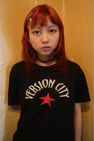 ミディアム カラー 金尾 凜のヘアスタイル