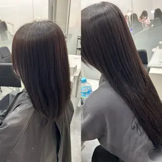 ロング ヘアアレンジ alpha. カラーエクステ下妻のヘアスタイル