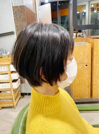 ショート カラー 🌈月1夜モデル募集 📩ください⭐️のヘアスタイル