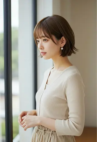 ショート カラー ✂️似合わせ／レイヤ ー/メンズ/ツチワタのヘアスタイル