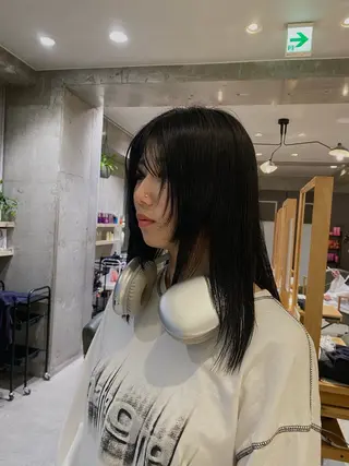 セミロング カラー ミユウ👗🎀 /カラーリスト/ボブのヘアスタイル