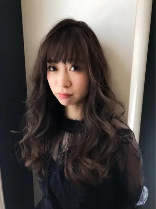 ロング カラー 髪質改善/縮毛矯正 /青山 早希🐾のヘアスタイル
