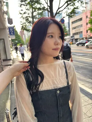 ロング behive  駅前店所属・菊地 桃花のヘアスタイル