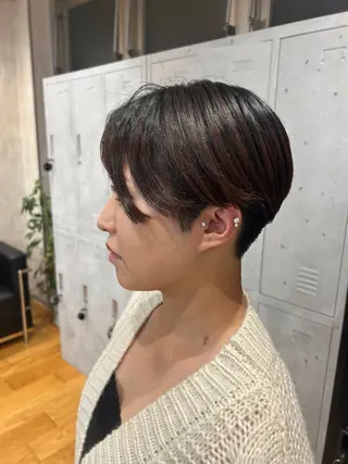 ショート tokute 片岡心🐥のヘアスタイル
