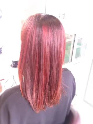 セミロング 松本 明日可のヘアスタイル