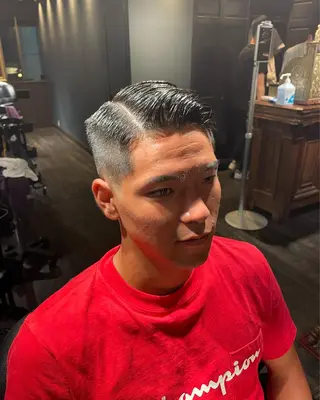 ショート KINGSMAN TOKYO    BARBERSHOP 2nd所属・メンズカット専門/ 加藤　拓のヘアスタイル