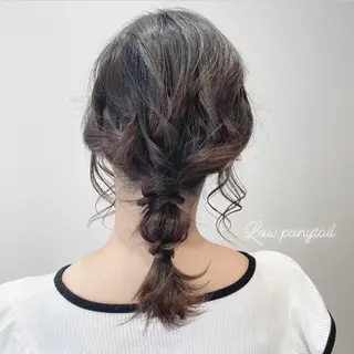 ミディアム ヘアアレンジ octo所属・梅澤 杏菜のヘアスタイル