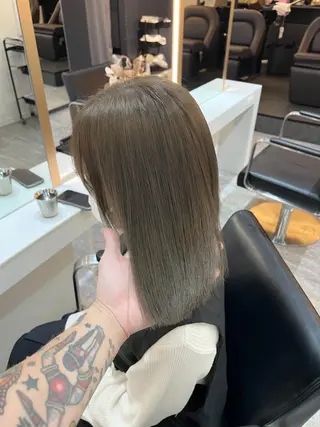 ミディアム カラー ヘアアレンジ ✨韓国/外国人風✨ 江原巧のヘアスタイル