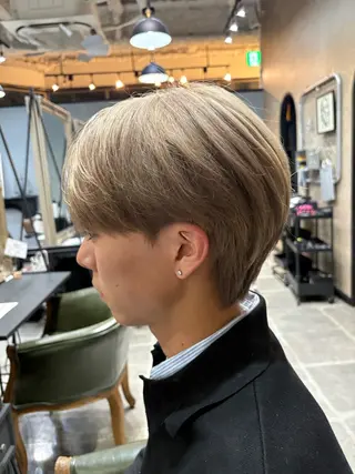 カラー メンズ メンズカット/ 嶋本敬心のヘアスタイル