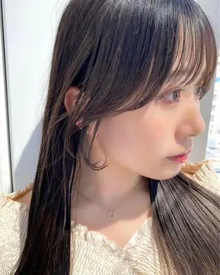 ロング SALOWIN原宿AROA店所属・顔まわり神カット✂︎ 齋藤雄大【表参道】のヘアスタイル