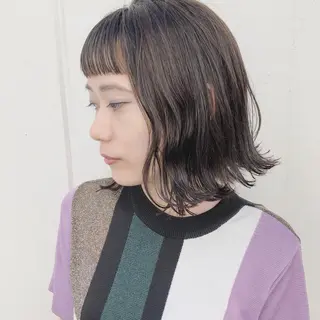 ショート カラー ノグチ ユウキ/ボブのヘアスタイル