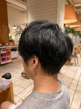 ショート メンズ ヘアーサロン　エムプラス　ヨツバコ所属・壽賀 竜佑のヘアスタイル