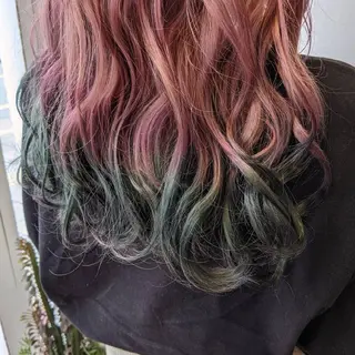 ロング カラー 髪質改善&白髪ぼかし カラー♡店長みやけ♡のヘアスタイル