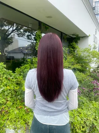 ロング ROZA germe所属・SHIO / ハイトーンカラーのヘアスタイル