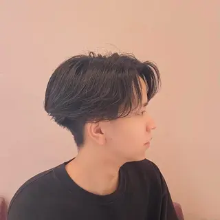 メンズ 夏向/ハイトーン /パーマのヘアスタイル