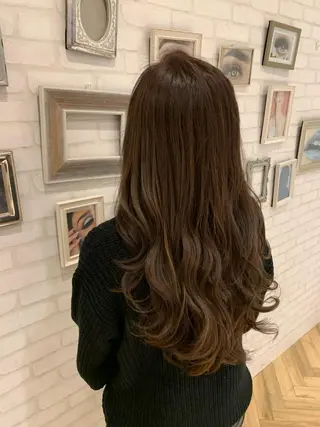 ロング カラー 【髪質改善】 夏目結以のヘアスタイル