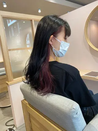 ロング カラー nagisa /縮毛矯正のヘアスタイル