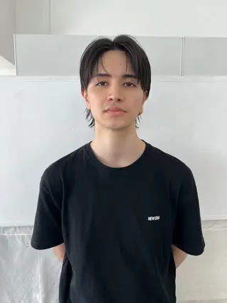 ミディアム メンズ 表参道メンズカット hikariのヘアスタイル