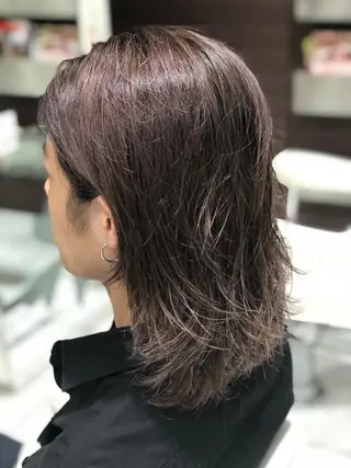セミロング カラー クーポン お試し価格有り！のヘアスタイル