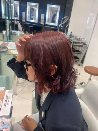 ミディアム diar大船所属・大船/透明感カラー ユラのヘアスタイル