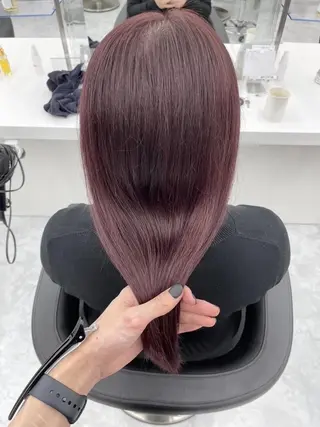カラー 横浜UNITED🤎 大人ブラウンカラーのヘアスタイル