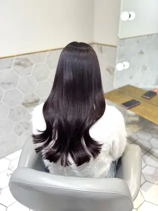 ロング カラー costes 今井芽依のヘアスタイル