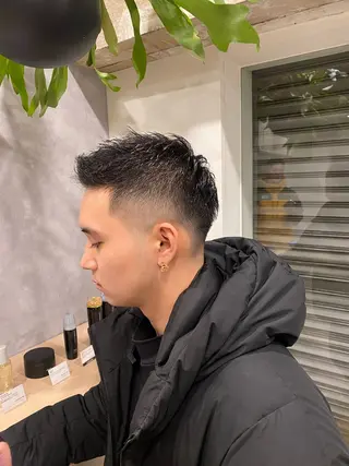 ショート メンズ 💈メンズカット 神保町💈志賀 隼樹のヘアスタイル