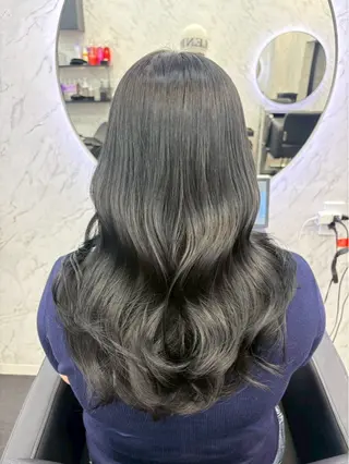 ロング カラー 韓国艶カラー 🇰🇷💎MIUのヘアスタイル