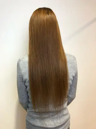 ロング カラー 青野 文香のヘアスタイル