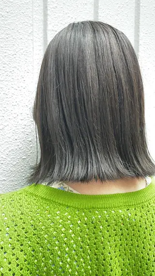 ミディアム カラー TIECHEL所属・韓国ナチュラル・ ベージュ/落合夏希のヘアスタイル