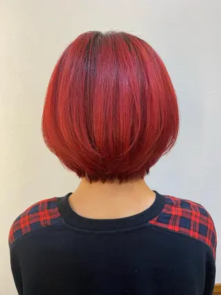 ショート カラー ✴︎ヒラガカナ✴︎ ECLAT HAIRのヘアスタイル