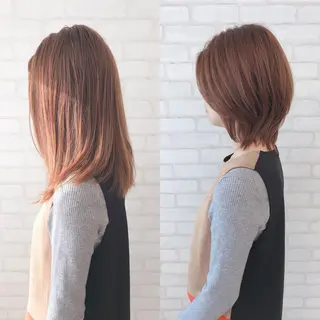 ミディアム アビリタ 警固のヘアスタイル