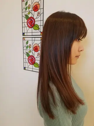 ロング カラー 髪質改善/ハイライト 小林秀樹のヘアスタイル