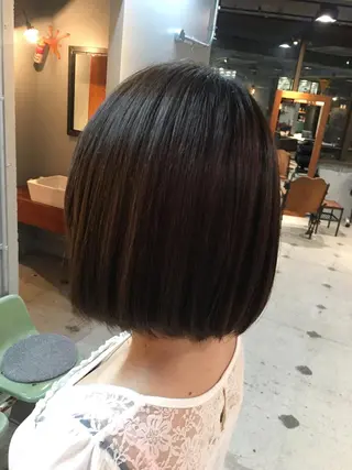 ミディアム カラー パーマ 代表 中島貴志のヘアスタイル