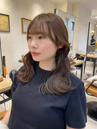 セミロング La Bonheur hair  grace 門前仲町店【ラボヌール ヘア グレース】所属・【L.B.G】 杉本　篤史のヘアスタイル