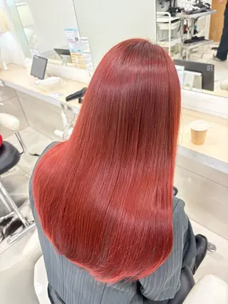 ロング カラー 髪質改善/艶カラー/ メンズパーマ/鈴木のヘアスタイル