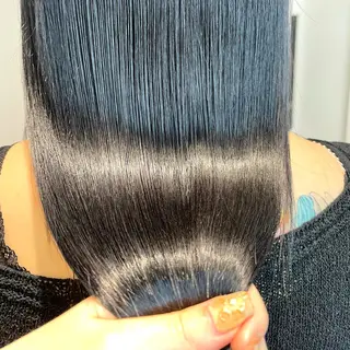 カラー 酸性ストレート・ メンズ 三原 楊子のヘアスタイル