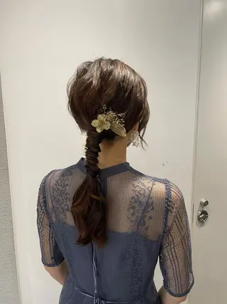 ヘアアレンジ 銀座/レイヤーカット 🤍内野すみれのヘアスタイル