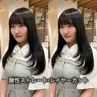 ロング 矢場町/酸性ストレー ト/ボブパーマのヘアスタイル