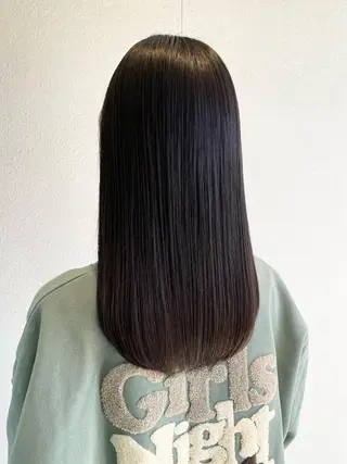 ロング 南 妃那のヘアスタイル