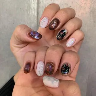 ネイル AOI✩⡱ y2kネイルのネイルデザイン