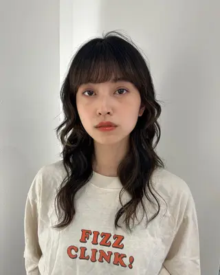 ミディアム パーマ 似合わせカット /カラー/たきのヘアスタイル