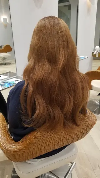 ロング ヒジオカ リナのヘアスタイル
