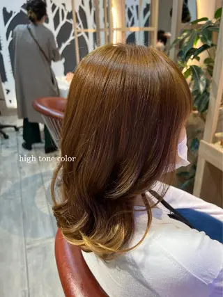 セミロング FUJIIKANON /ケア‪透明感カラーのヘアスタイル