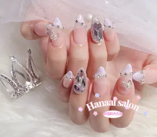 セミロング Hanaai Salon新大久保店のネイルデザイン